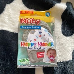 Nuby happy hands teething mitten